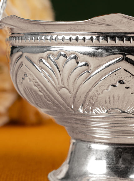 German Silver Pooja Basket - WL3571
