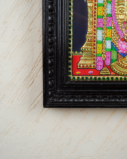 Tanjore Painting - Tirupathi Balaji - Flat (Gold Foil) - 15x12 inch - WL3970