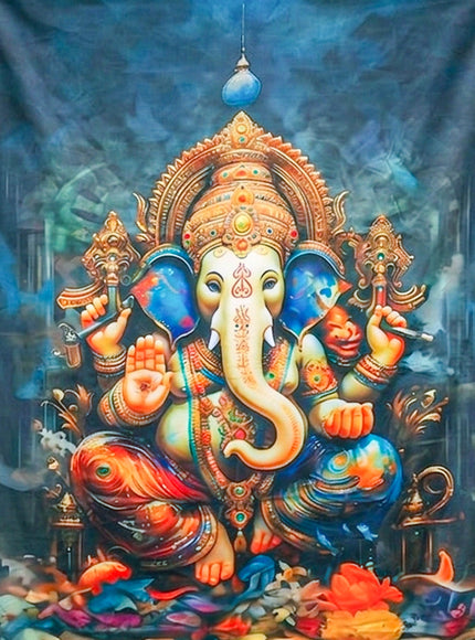 Back Drop - Ganesha Design - WL4214-1