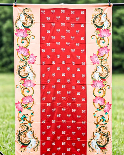 Back Drop - Lotus Peacock Design - WL4215-4