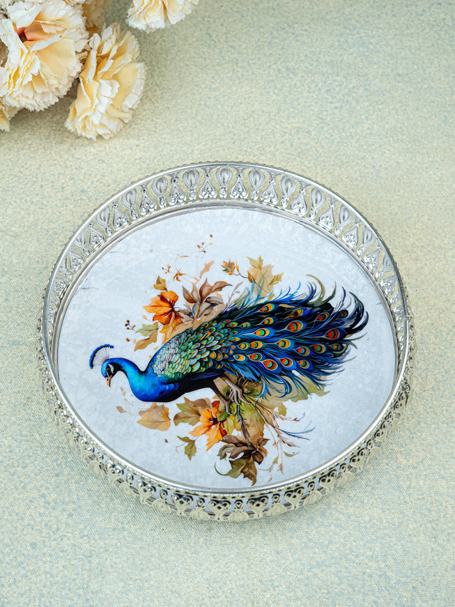 German Silver Tray - 8 inch - WL4820