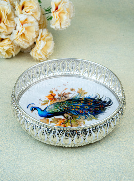 German Silver Tray - 8 inch - WL4820