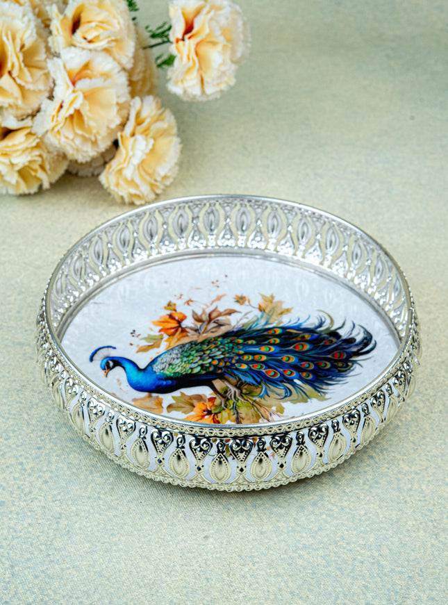 German Silver Tray - 8 inch - WL4820