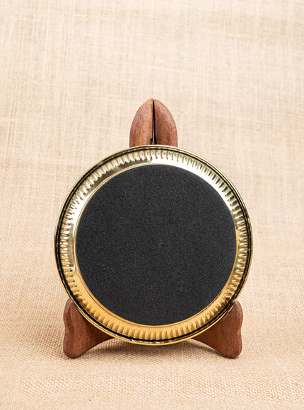 Brass Plate with Pichwai Print - 6 inch - WL5120-1