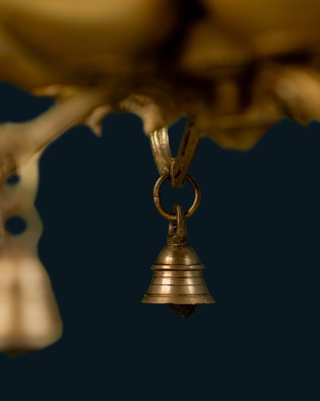 Brass Hanging Annapakshi Diya - 32 inch - WL5155