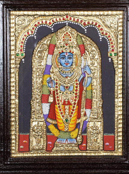 Tanjore Painting - Ram Lalla - Flat (Gold Foil) - 10x8 inch - WL5228
