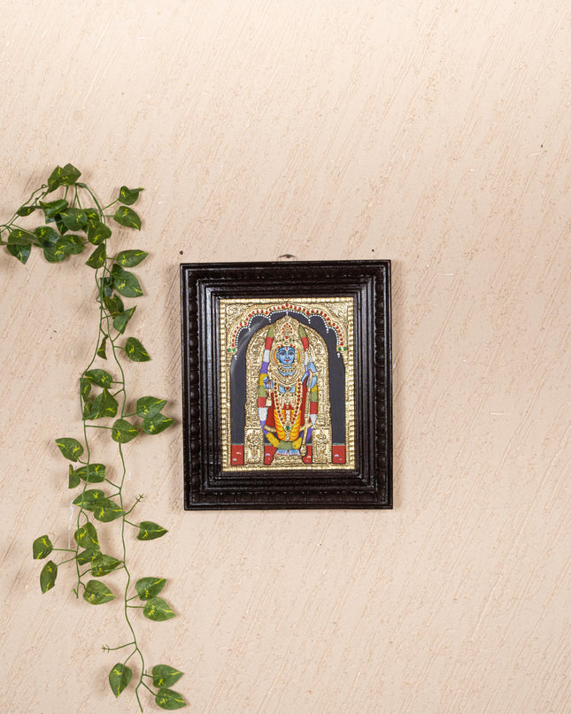 Tanjore Painting - Ram Lalla - Flat (Gold Foil) - 10x8 inch - WL5228