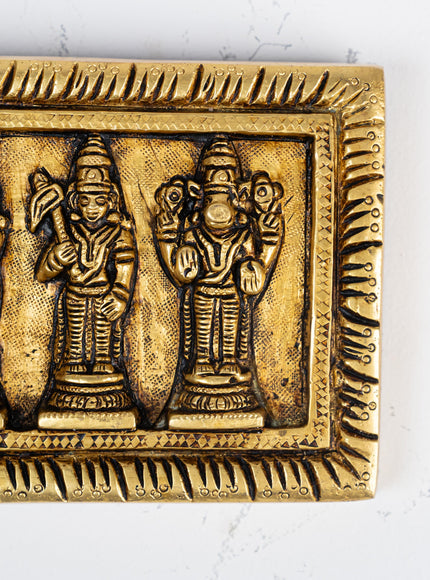 Brass Dasavatharam Plate Wall Hanging - 13 inch - WL5281