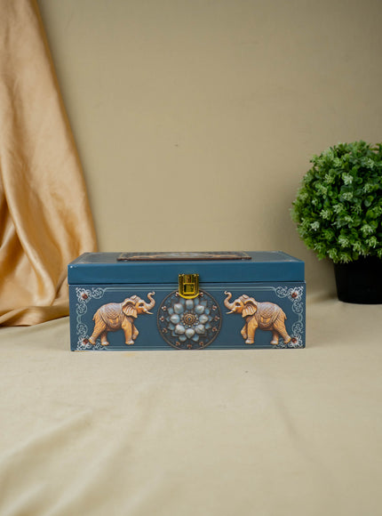Decorative 2 Jar Dry Fruit Box - WL5449