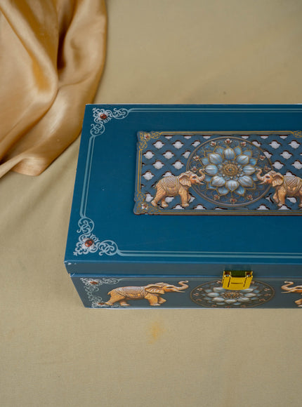 Decorative 2 Jar Dry Fruit Box - WL5449