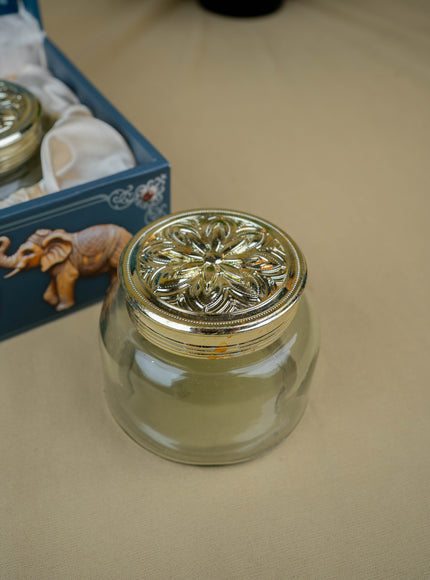 Decorative 2 Jar Dry Fruit Box - WL5449