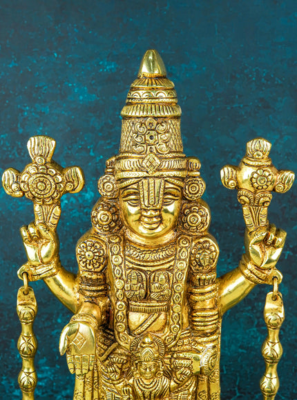 Brass Tirupathi Balaji Idol - 16 inch - WL5657