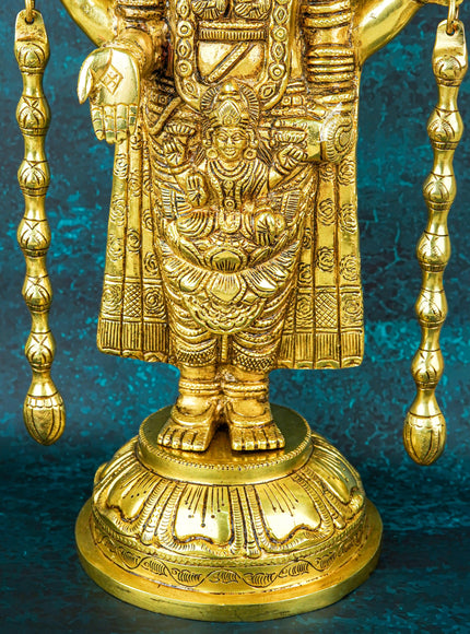 Brass Tirupathi Balaji Idol - 16 inch - WL5657