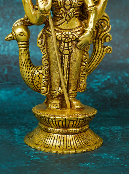 Brass Murugan Idol - 10 inch - WL5663