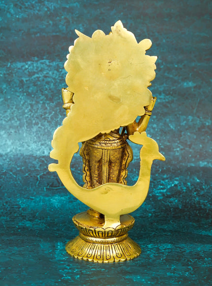 Brass Murugan Idol - 10 inch - WL5663