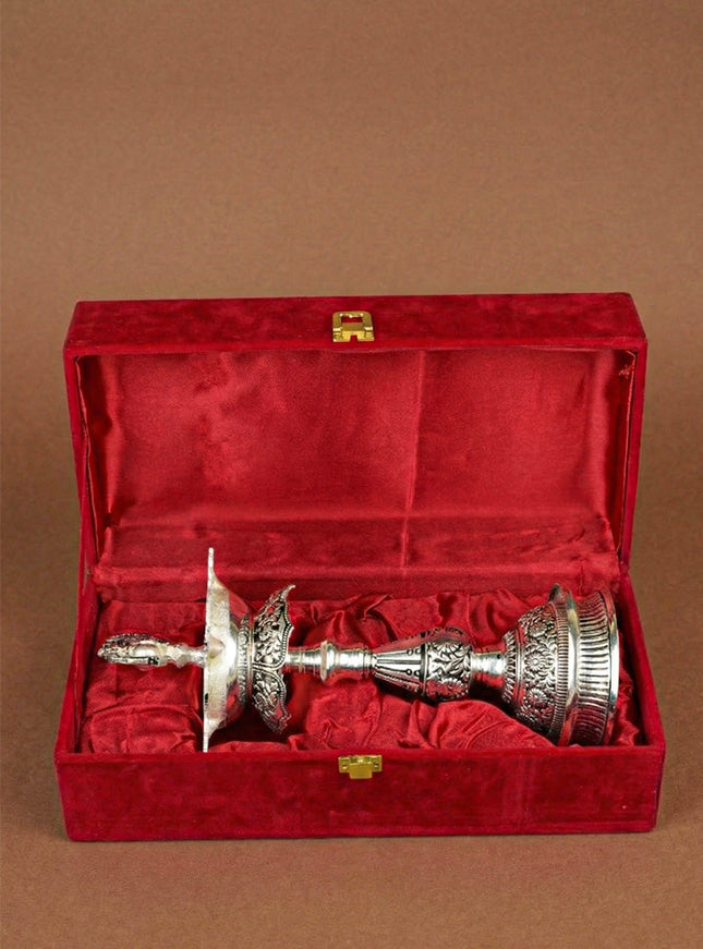 Antique Annapakshi Kuthu Vilaku - 10 inch - WL5680