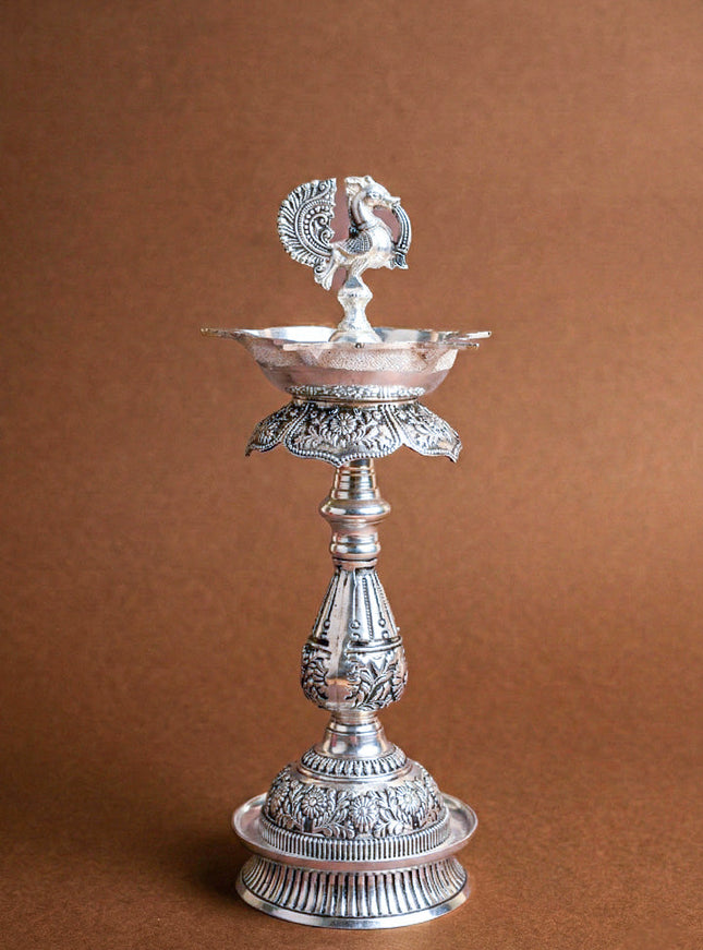 Antique Annapakshi Kuthu Vilaku - 10 inch - WL5680