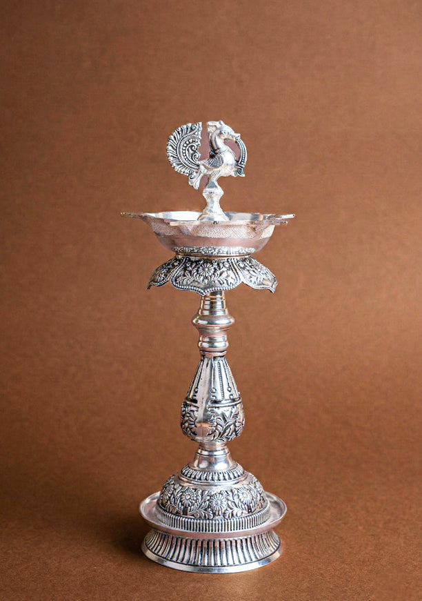 Antique Annapakshi Kuthu Vilaku - 10 inch - WL5680