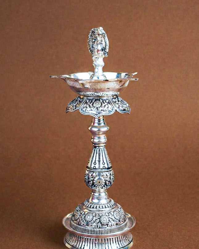 Antique Annapakshi Kuthu Vilaku - 10 inch - WL5680