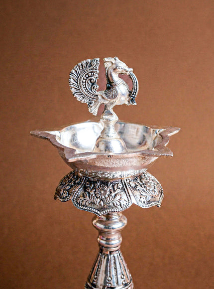 Antique Annapakshi Kuthu Vilaku - 10 inch - WL5680
