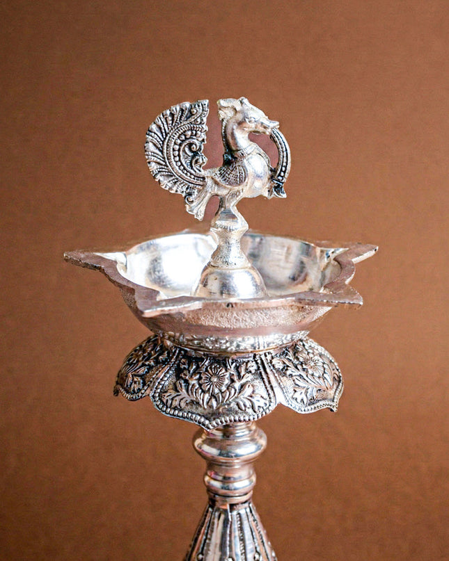 Antique Annapakshi Kuthu Vilaku - 10 inch - WL5680