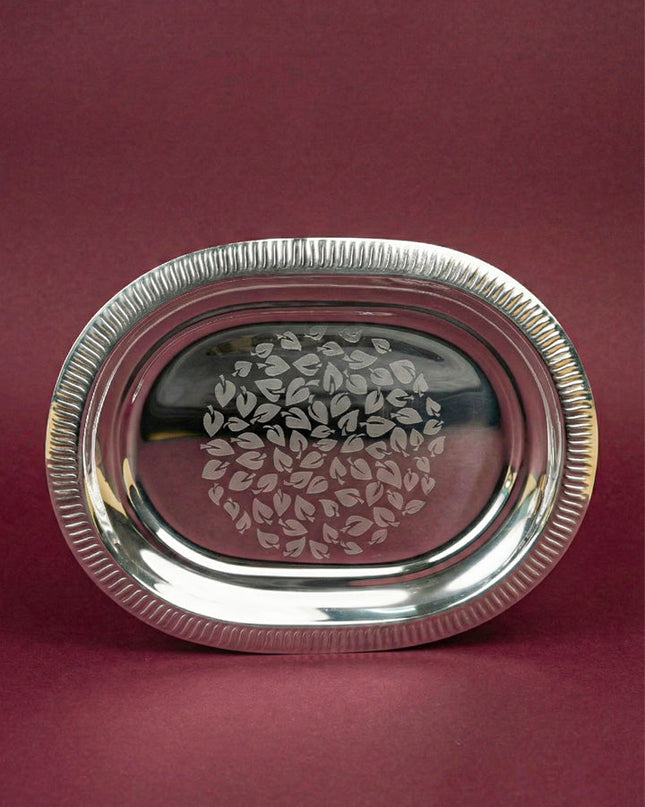 Tray with Set of 4 Glass - WL5694