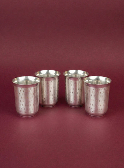 Tray with Set of 4 Glass - WL5694