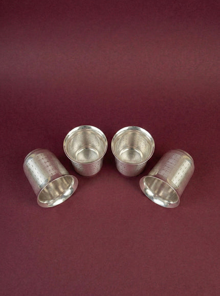 Tray with Set of 4 Glass - WL5694