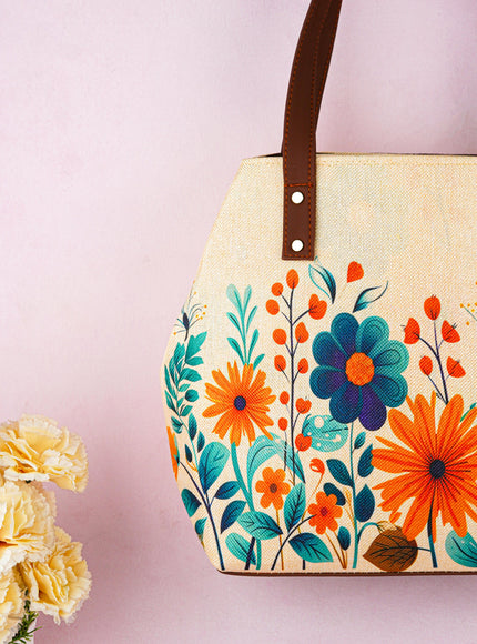Handbag - Floral Design - 17 Inch - WL5712-2