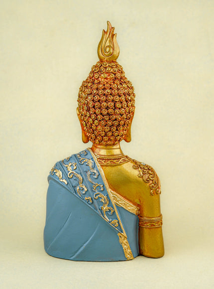 Polyresin Buddha with Lotus - 11 inch - WL5741