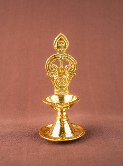 Brass OM with Vel Diya - 6 inch - WL5856