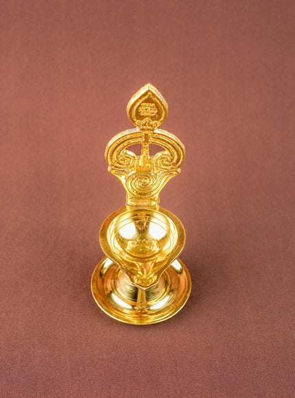 Brass OM with Vel Diya - 6 inch - WL5856