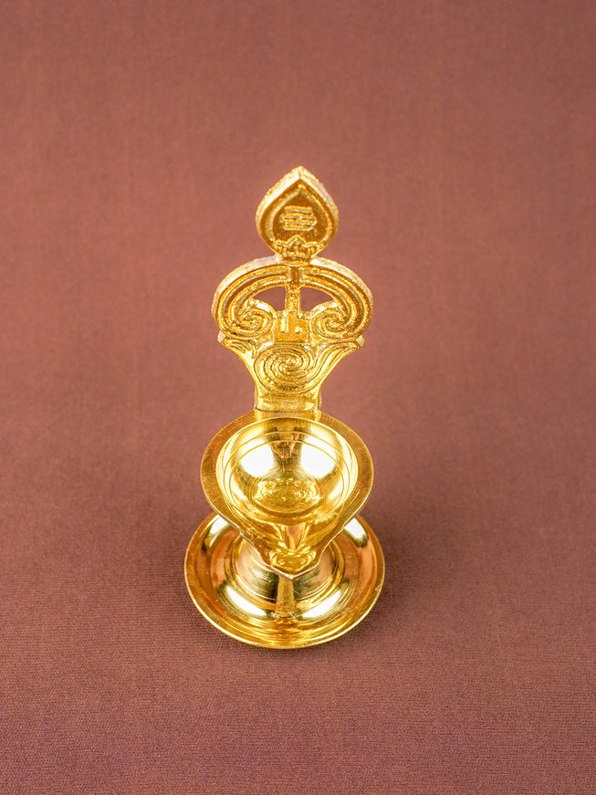 Brass OM with Vel Diya - 6 inch - WL5856