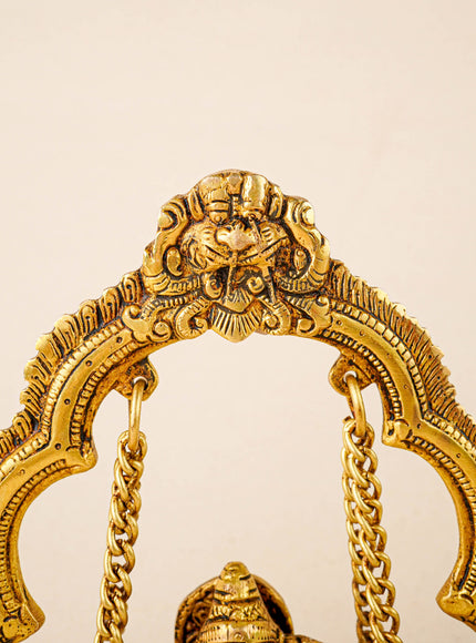 Brass Jhoola Ganesha - 9 inch - WL5864