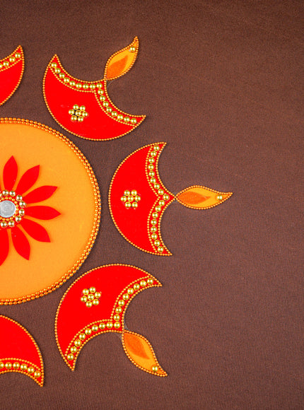 Rangoli - Flower - Set of 6 Diya - WL5873