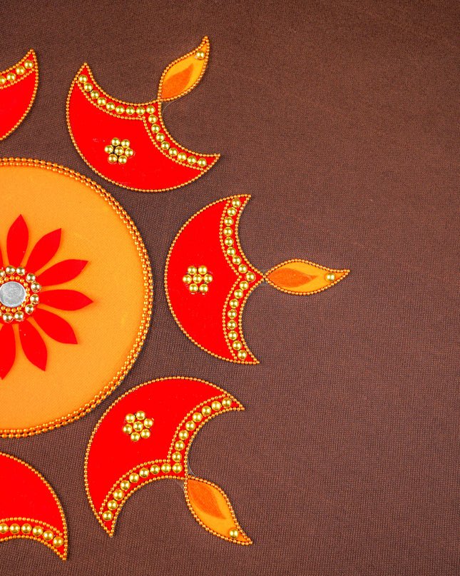 Rangoli - Flower - Set of 6 Diya - WL5873