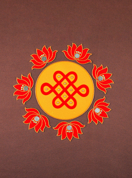 Rangoli - Kolam with Lotus - Set of 8 - WL5876