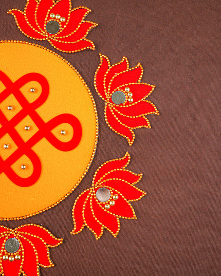Rangoli - Kolam with Lotus - Set of 8 - WL5876