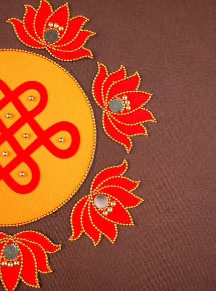 Rangoli - Kolam with Lotus - Set of 8 - WL5876