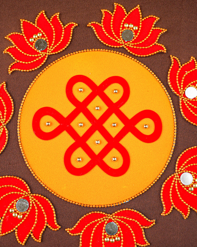 Rangoli - Kolam with Lotus - Set of 8 - WL5876