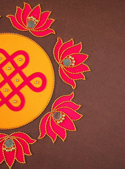 Rangoli - Kolam with Lotus - Set of 8 - WL5876