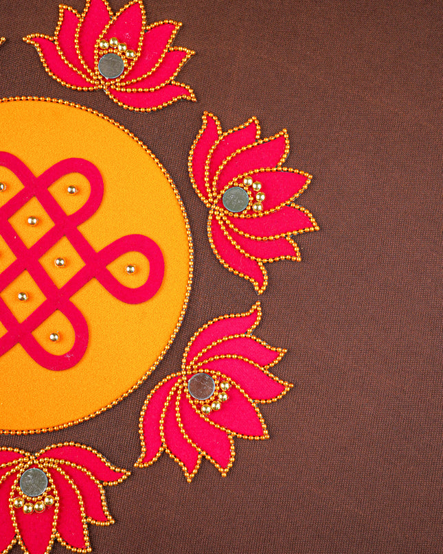 Rangoli - Kolam with Lotus - Set of 8 - WL5876