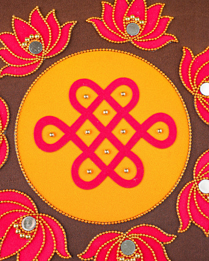 Rangoli - Kolam with Lotus - Set of 8 - WL5876