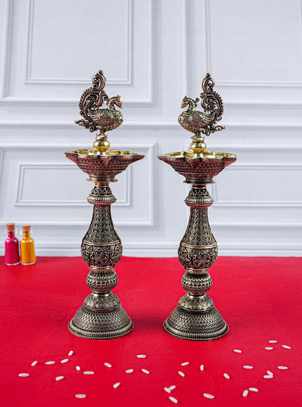 Brass Annapakshi Vilaku - Set of 2 - 8 inch - WL5887
