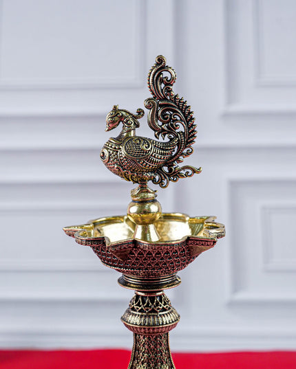 Brass Annapakshi Vilaku - Set of 2 - 8 inch - WL5887