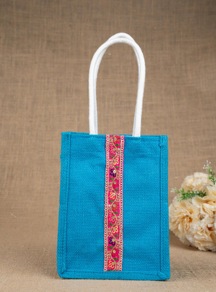 Jute Bag with Lace - WBG1753