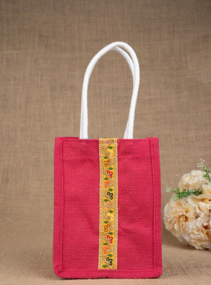 Jute Bag with Lace - WBG1753