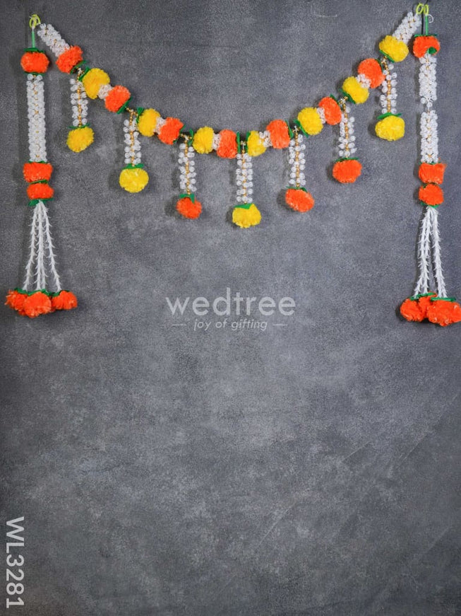 Artificial Thoran with Walll Hanging - WL3281