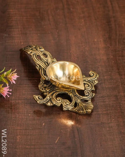 Brass Aarti Diya - WL2089-1