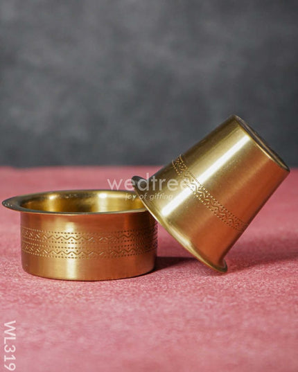 Brass Coffee Filter Dabara Set - WL3192-1